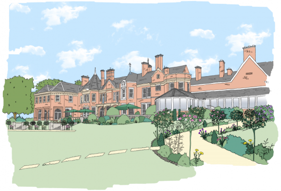 Moor Hall Illustration